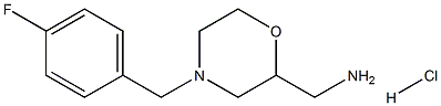 (4-(4-Fluorobenzyl)Morpholin-2-yl)MethanaMine hydrochloride CAS#: 1251032-59-3