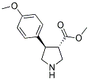 4-(4-METHOXYPHENYL)PYRROLIDINE-3-METHYLCARBOXYLATE CAS#: 1187933-27-2