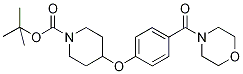 4-[4-(Morpholine-4-carbonyl)-phenoxy]-piperidine-1-carboxylic acid tert-butyl ester, 98+% C21H30N2O5, 分子量 390.48 CAS#: 1146080-05-8