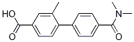 4-[4-(N,N-DiMethylaMinocarbonyl)phenyl]-3-Methylbenzoic acid CAS#: 1261915-37-0