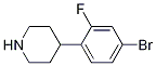 4-(4-broMo-2-fluorophenyl)piperidine CAS#: 1260742-23-1