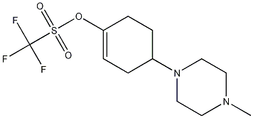 4-(4-methylpiperazin-1-yl)cyclohex-1-enyl trifluoromethanesulfonate CAS#: 1046793-61-6