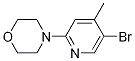 4-(5-Bromo-4-methyl-2-pyridinyl)morpholine CAS#: 1187385-96-1