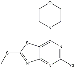 4-(5-chloro-2-(methylthio)thiazolo[4,5-d]pyrimidin-7-yl)morpholine CAS#: 1137279-00-5