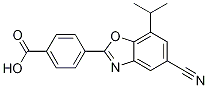 4-(5-cyano-7-isopropylbenzo[d]oxazol-2-yl)benzoic acid CAS#: 1093395-66-4