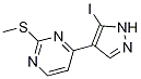 4-(5-iodo-1H-pyrazol-4-yl)-2-(methylthio)pyrimidine CAS#: 1111637-86-5
