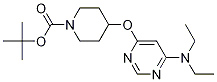 4-(6-DiethylaMino-pyriMidin-4-yloxy)-piperidine-1-carboxylic acid tert-butyl ester CAS#: 1353966-01-4