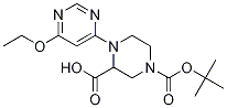 4-(6-Ethoxy-pyriMidin-4-yl)-piperazine-1,3-dicarboxylic acid 1-tert-butyl ester CAS#: 1353943-90-4