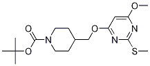 4-(6-Methoxy-2-Methylsulfanyl-pyriMidin-4-yloxyMethyl)-piperidine-1-carboxylic acid tert-butyl ester CAS#: 1353962-38-5