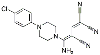4-AMINO-4-[4-(4-CHLOROPHENYL)PIPERAZINO]-1,3-BUTADIENE-1,1,3-TRICARBONITRILE CAS#: 1164531-01-4