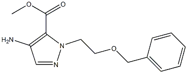 4-AMino-1-[2-(phenylMethoxy)ethyl]-1H-pyrazole-5-carboxylic Acid Methyl Ester CAS#: 1351392-75-0