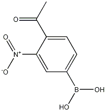 4-Acetyl-3-nitrophenylboronic acid CAS#: 1256345-63-7