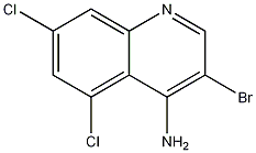 4-Amino-3-bromo-5,7-dichloroquinoline CAS#: 1210120-89-0