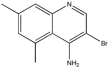 4-Amino-3-bromo-5,7-dimethylquinoline CAS#: 1209170-28-4