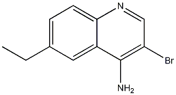 4-Amino-3-bromo-6-ethylquinoline CAS#: 1209062-73-6