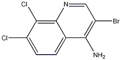 4-Amino-3-bromo-7,8-dichloroquinoline CAS#: 1208399-09-0