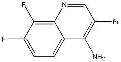 4-Amino-3-bromo-7,8-difluoroquinoline CAS#: 1208854-06-1