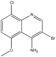 4-Amino-3-bromo-8-chloro-5-methoxyquinoline CAS#: 1209392-46-0