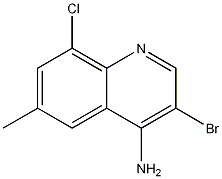 4-Amino-3-bromo-8-chloro-6-methylquinoline CAS#: 1209212-83-8