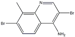 4-Amino-3,7-dibromo-8-methylquinoline CAS#: 1209433-06-6