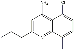 4-Amino-5-chloro-8-methyl-2-propylquinoline CAS#: 1189105-54-1