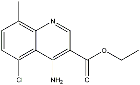 4-Amino-5-chloro-8-methylquinoline-3-carboxylic acid ethyl ester CAS#: 1242260-30-5