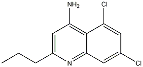 4-Amino-5,7-dichloro-2-propylquinoline CAS#: 1189106-39-5