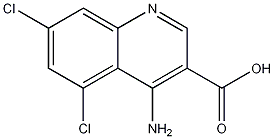4-Amino-5,7-dichloroquinoline-3-carboxylic acid CAS#: 1242260-16-7
