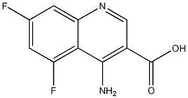 4-Amino-5,7-difluoroquinoline-3-carboxylic acid CAS#: 1242260-79-2