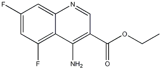 4-Amino-5,7-difluoroquinoline-3-carboxylic acid ethyl ester CAS#: 1242260-09-8