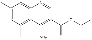 4-Amino-5,7-dimethylquinoline-3-carboxylic acid ethyl ester CAS#: 1242260-33-8
