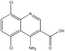 4-Amino-5,8-dichloroquinoline-3-carboxylic acid CAS#: 1242260-63-4