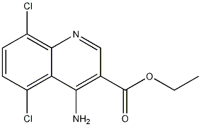 4-Amino-5,8-dichloroquinoline-3-carboxylic acid ethyl ester CAS#: 1242260-10-1
