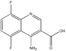 4-Amino-5,8-difluoroquinoline-3-carboxylic acid CAS#: 1242260-55-4