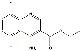 4-Amino-5,8-difluoroquinoline-3-carboxylic acid ethyl ester CAS#: 1242260-57-6