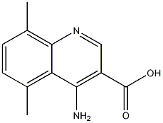 4-Amino-5,8-dimethylquinoline-3-carboxylic acid CAS#: 1242260-43-0
