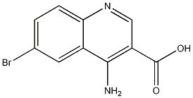 4-Amino-6-bromoquinoline-3-carboxylic acid CAS#: 1216263-67-0