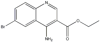 4-Amino-6-bromoquinoline-3-carboxylic acid ethyl ester CAS#: 1215605-17-6