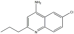 4-Amino-6-chloro-2-propylquinoline CAS#: 1189105-45-0