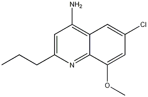 4-Amino-6-chloro-8-methoxy-2-propylquinoline CAS#: 1189105-65-4