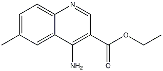 4-Amino-6-methylquinoline-3-carboxylic acid ethyl ester CAS#: 1083201-87-9
