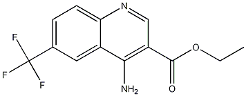 4-Amino-6-(trifluoromethyl)quinoline-3-carboxylic acid ethyl ester CAS#: 1206108-53-3