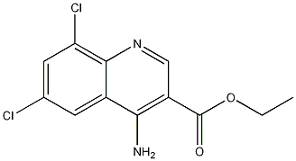 4-Amino-6,8-dichloroquinoline-3-carboxylic acid ethyl ester CAS#: 1242260-24-7