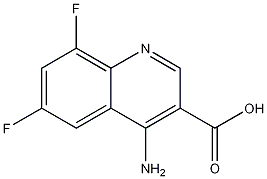 4-Amino-6,8-difluoroquinoline-3-carboxylic acid CAS#: 1215995-19-9