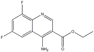 4-Amino-6,8-difluoroquinoline-3-carboxylic acid ethyl ester CAS#: 1206092-20-7