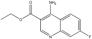 4-Amino-7-fluoroquinoline-3-carboxylic acid ethyl ester CAS#: 1242260-08-7