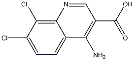 4-Amino-7,8-dichloroquinoline-3-carboxylic acid CAS#: 1242260-67-8