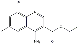 4-Amino-8-bromo-6-methylquinoline-3-carboxylic acid ethyl ester CAS#: 1242260-34-9