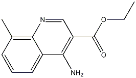 4-Amino-8-methylquinoline-3-carboxylic acid ethyl ester CAS#: 1234922-77-0