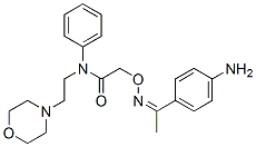 4'-Aminoacetophenone O-[[(2-morpholinoethyl)phenylamino]carbonylmethyl]oxime CAS#: 72004-04-7